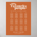 Search for retro wedding seating charts Our favourite people