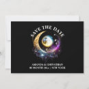 Search for starry night save the dates Moon and stars