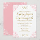 Search for pink and gold wedding invitations Luxury