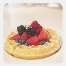 Search for square waffle stickers Breakfast