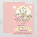 Search for pink princess birthday invitations Castle