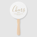 Search for wedding invitations for hand fans Black and white