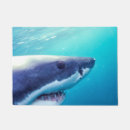 Search for shark doormats Great white shark