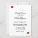 Search for playing card wedding invitations Hearts