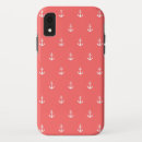 Search for coral and white iphone cases Nautical