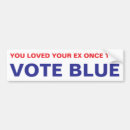 Search for vote blue bumper stickers Political