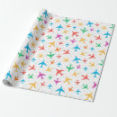 Search for jet plane wrapping paper Birthday