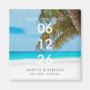 Search for palm tree save the dates Beach