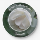 Search for white flower plates Party