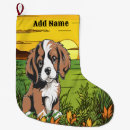 Search for brown dog christmas stockings Pets