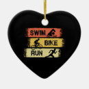 Search for triathlete christmas tree decorations Swimming