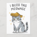 Search for funny cat postcards 2025