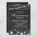Search for winter housewarming party invitations String lights