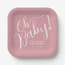 Search for oh baby plates Pink