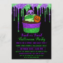 Search for neon halloween invitations Trick or treat