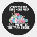 Search for knitting humor stickers Funny