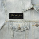 Search for black and gold name tags Modern minimalist