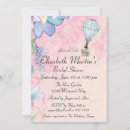 Search for hot air balloon bridal shower invitations Blue
