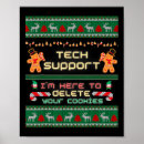 Search for tech support posters Xmas
