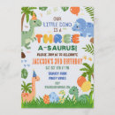 Search for third dinosaur birthday invitations Three