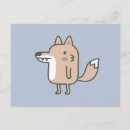 Search for funny fox postcards Woodland