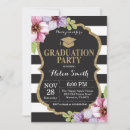 Search for black purple graduation invitations Black and gold