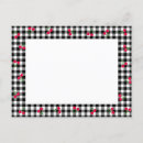 Search for plaid pattern postcards Check