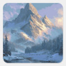 Search for winter lake stickers Mountain