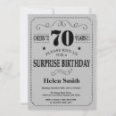 Search for surprise 70th birthday invitations Cheers to 70 years
