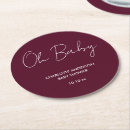 Search for burgundy coasters Elegant
