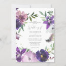 Search for violet invitations Rustic
