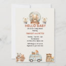 Search for save the date baby shower invitations Teddy bear