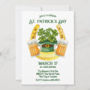 Search for beer mug invitations St patrick's day
