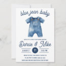 Search for overalls baby shower invitations Denim