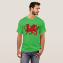 Search for welsh dragon tshirts Red