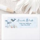 Search for sea turtle return address labels Watercolor