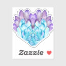 Search for blue crystal stickers Gemstone