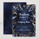Search for navy gold christmas invitations Snowflake