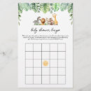Search for safari baby shower games Bingo