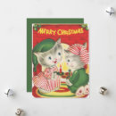 Search for retro cat christmas cards Festive