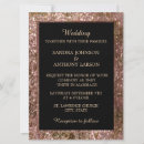 Search for rose gold glitter wedding invitations Black