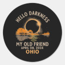 Search for old friends stickers Solar eclipse april 8