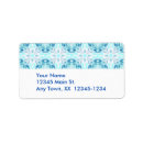 Search for fractals return address labels Blue