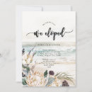 Search for beach elopement invitations Tropical