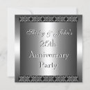 Search for 70th wedding anniversary invitations Silver