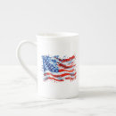 Search for flag of china mugs Red white and blue