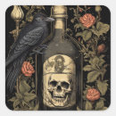 Search for raven skull stickers Goth