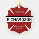 Search for fire department christmas tree decorations Firefighter