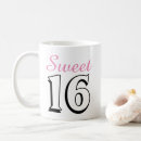 Search for sweet mugs 16th birthday
