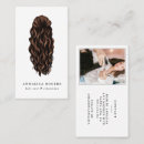 Search for hair extensions business cards Hairstylist